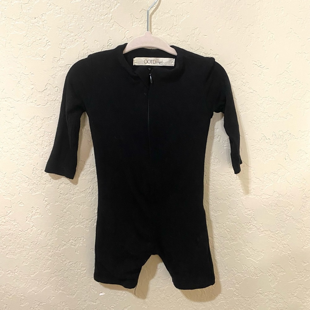 OOTDFash (mommy and me line) Black Bodysuit